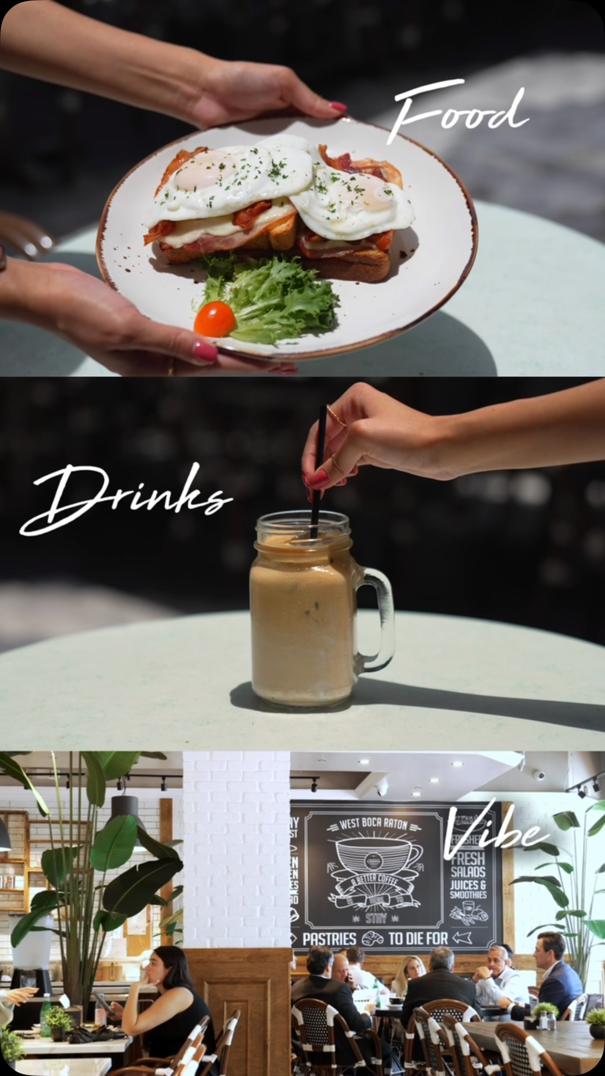 Good food, iced coffee, and a vibe that makes you want to stay awhile ☕️