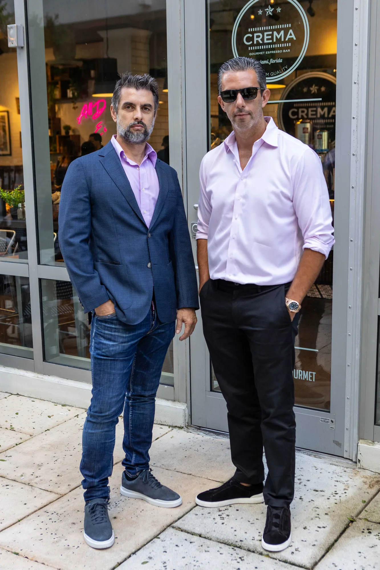Co-founders Yiannis Sotiropoulos and Makis Paliouras